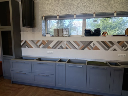 Кухня из МДФ эмаль